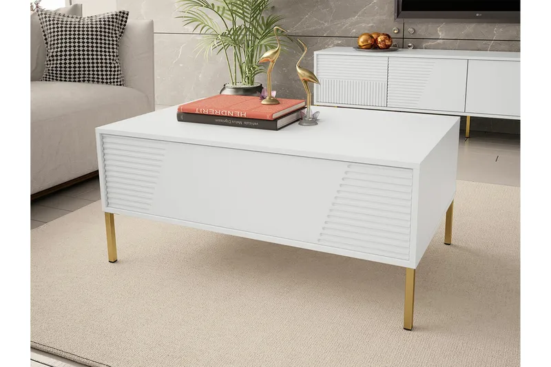 Glenndale Sofabord 60 cm - Hvid - Møbler - Borde - Sofabord