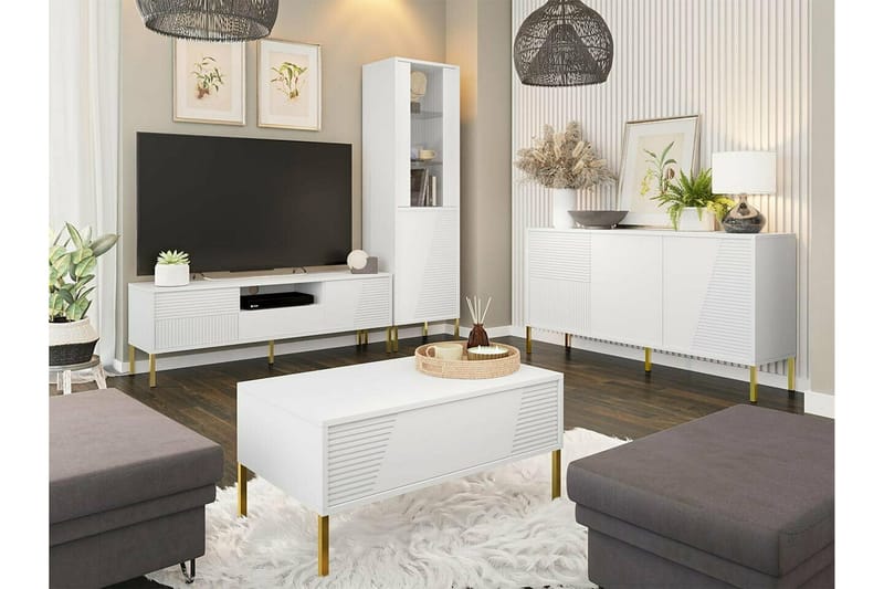 Glenndale Sofabord 60 cm - Hvid - Møbler - Borde - Sofabord