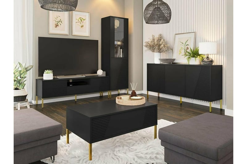 Glenndale Sofabord 60 cm - Sort - Møbler - Borde - Sofabord