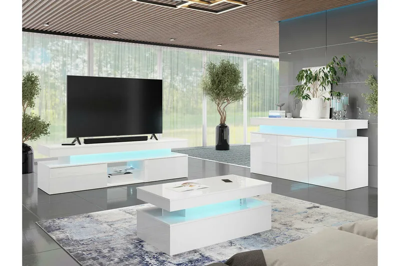 Glenndale Soffbord 55 cm Concept 55 White - Møbler - Borde - Sofabord