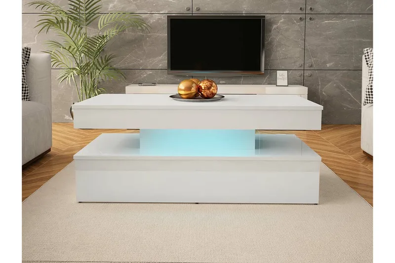 Glenndale Soffbord 55 cm Concept 55 White - Møbler - Borde - Sofabord