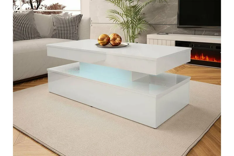 Glenndale Soffbord 55 cm Concept 55 White - Møbler - Borde - Sofabord