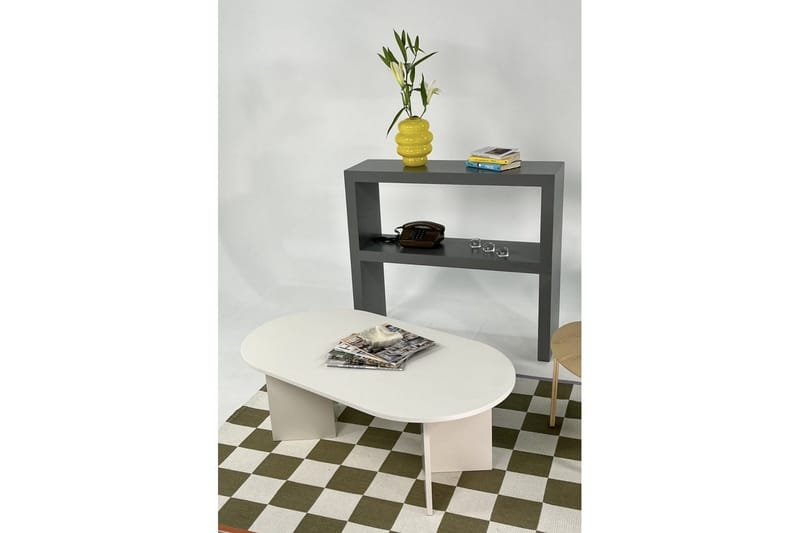 Sofabord Glenure Creme - Creme - Møbler - Borde - Sofabord