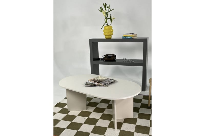 Sofabord Glenure Creme - Creme - Møbler - Borde - Sofabord