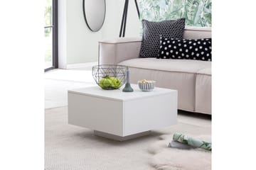 Golnick Sofabord 60 cm med Opbevaring - Hvid - Møbler - Borde - Sofabord