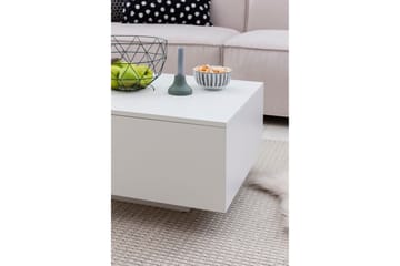 Golnick Sofabord 60 cm med Opbevaring - Hvid - Møbler - Borde - Sofabord