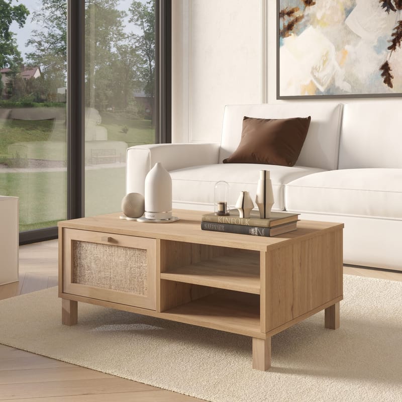 Sofabord Hanah Home Dune (90 x 38,6 x 60 cm) Eg - Eg - Møbler - Borde - Sofabord
