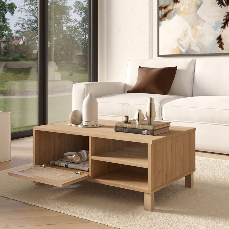 Sofabord Hanah Home Dune (90 x 38,6 x 60 cm) Eg - Eg - Møbler - Borde - Sofabord