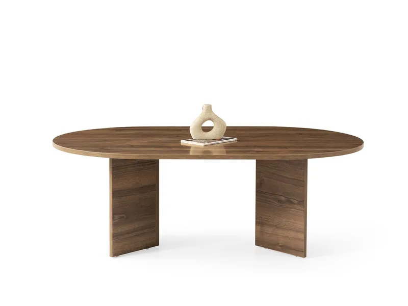 Sofabord Hanah Home Oscar (128 x 42 x 80 cm) Valnød, undefined