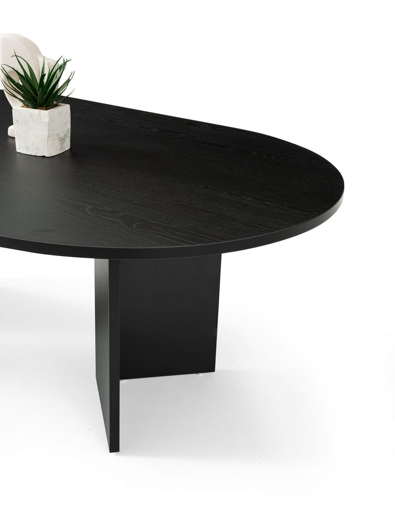 Sofabord Hanah Home Oscar (128 x 42 x 80 cm) Wood Black - Møbler - Borde - Sofabord