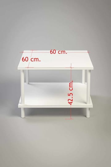 Sofabord Hanah Home Peka Mini (60 x 42,5 x 60 cm) Sapphire Oak - Sapphire Oak - Møbler - Borde - Sofabord