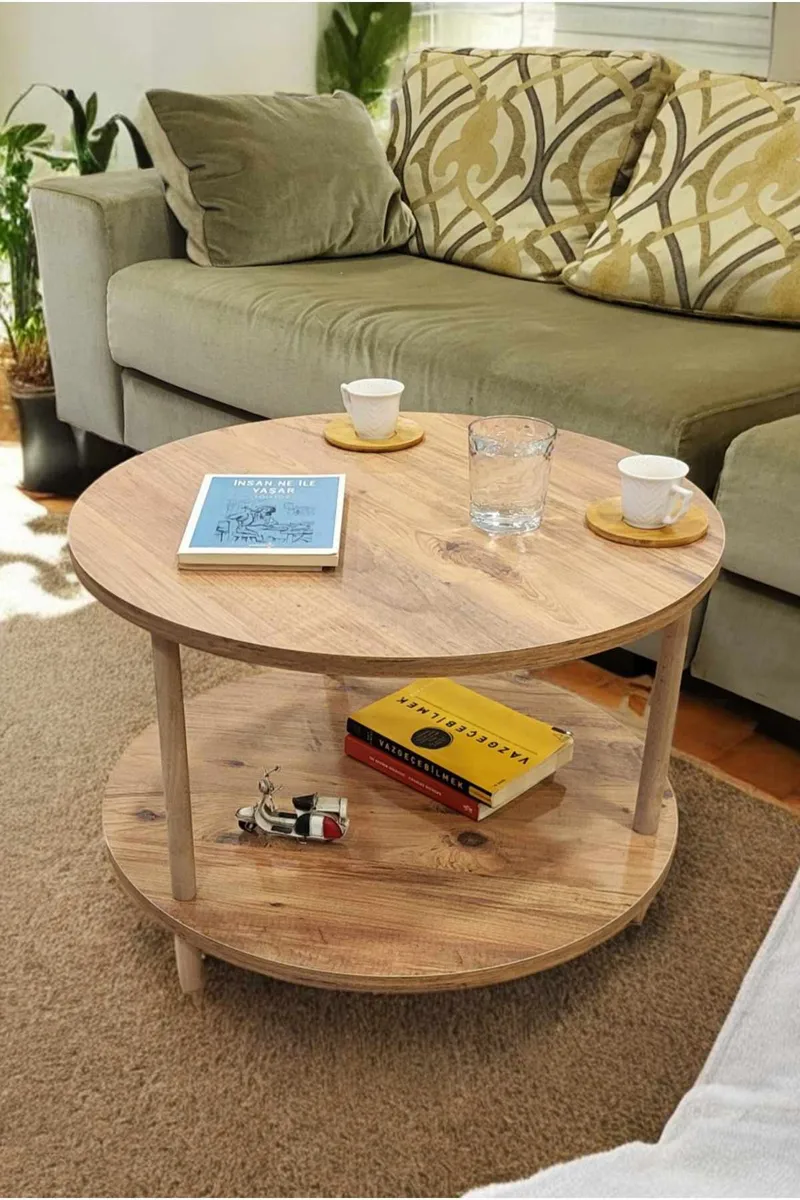 Sofabord Hanah Home Peka Square (Ø60 x H43 cm) Fyrretræ, Fyrretræ