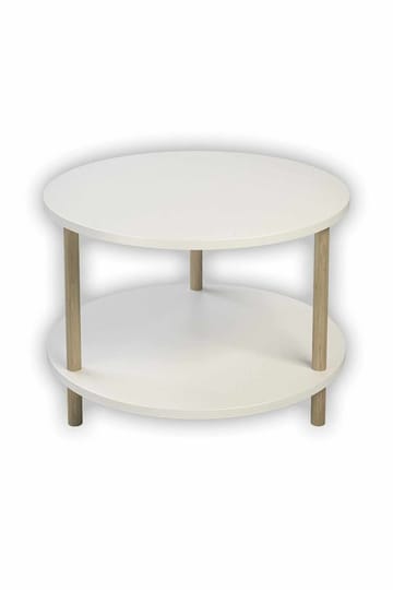 Sofabord Hanah Home Peka Square (Ø60 x H43 cm) Hvid - Hvid - Møbler - Borde - Sofabord