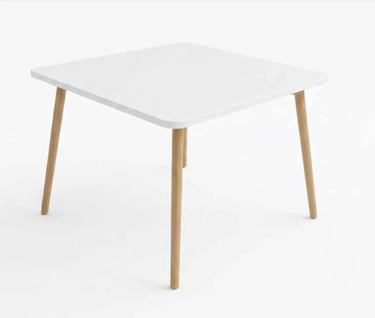 Sofabord Hanah Home Peka Compact (60 x 47 x 60 cm) Hvid, Hvid