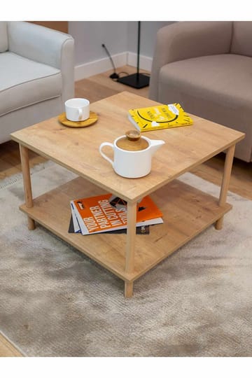 Sofabord Hanah Home Peka Mini (60 x 42,5 x 60 cm) Sapphire Oak - Sapphire Oak - Møbler - Borde - Sofabord