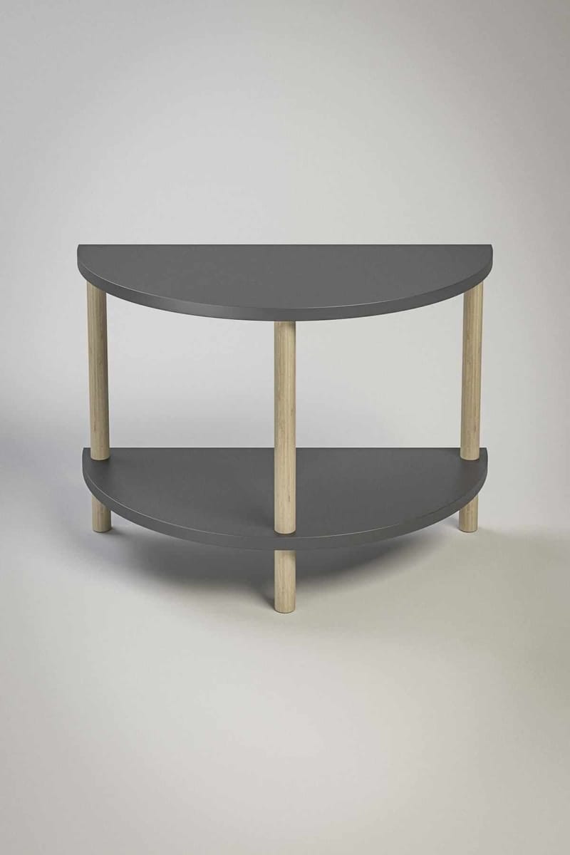 Sofabord Hanah Home Peka Cube (60 x 42 x 30 cm) Antracit - Antracit - Møbler - Borde - Sofabord