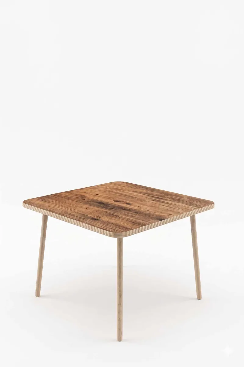 Sofabord Hanah Home Peka Compact (60 x 47 x 60 cm) Fyrretræ, Fyrretræ