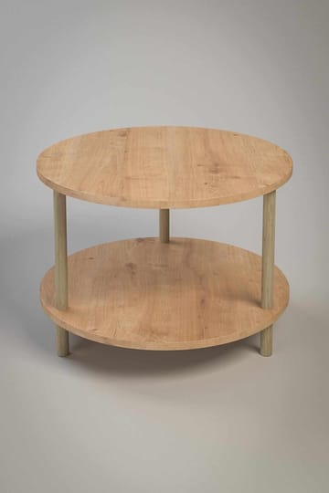 Sofabord Hanah Home Peka Square (Ø60 x H43 cm) Sapphire Oak - Sapphire Oak - Møbler - Borde - Sofabord