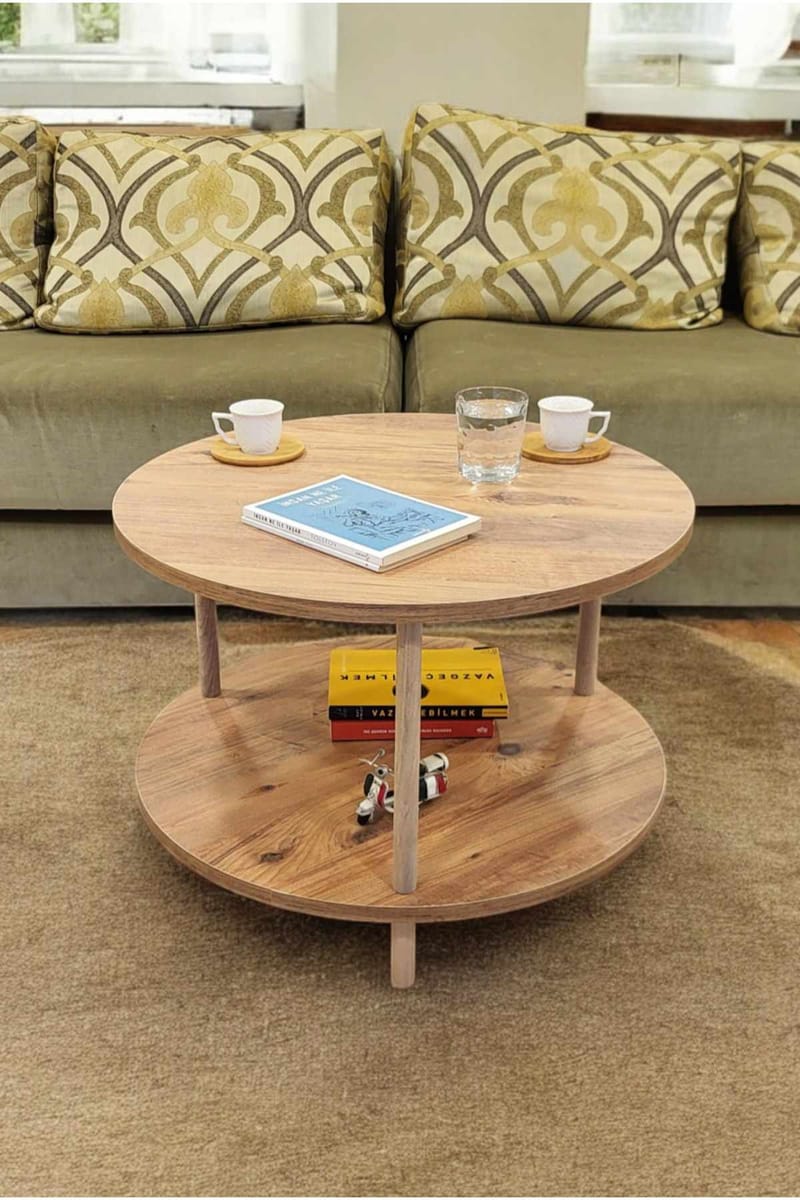 Sofabord Hanah Home Peka Square (Ø60 x H43 cm) Fyrretræ - Fyrretræ - Møbler - Borde - Sofabord