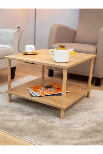 Sofabord Hanah Home Peka Mini (60 x 42,5 x 60 cm) Sapphire Oak - Sapphire Oak - Møbler - Borde - Sofabord