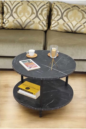 Sofabord Hanah Home Peka Square (Ø60 x H43 cm) Marmor - Marmor - Møbler - Borde - Sofabord