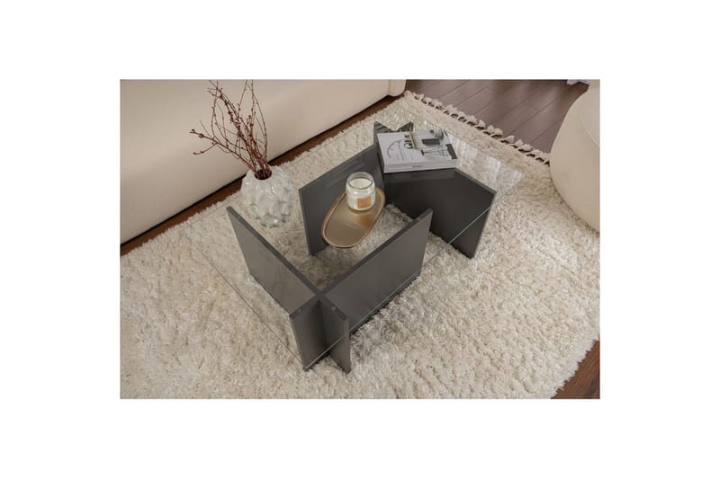 Sofabord Haruto Antracit - Antracit - Møbler - Borde - Sofabord