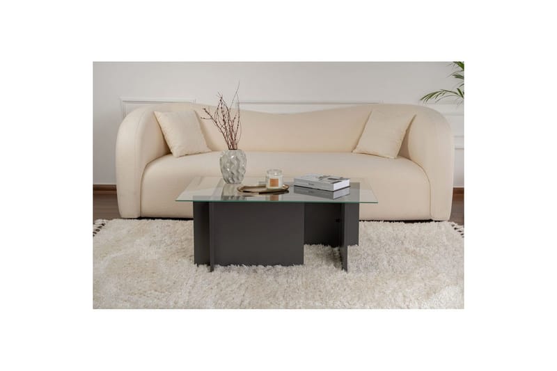 Sofabord Haruto Antracit - Antracit - Møbler - Borde - Sofabord