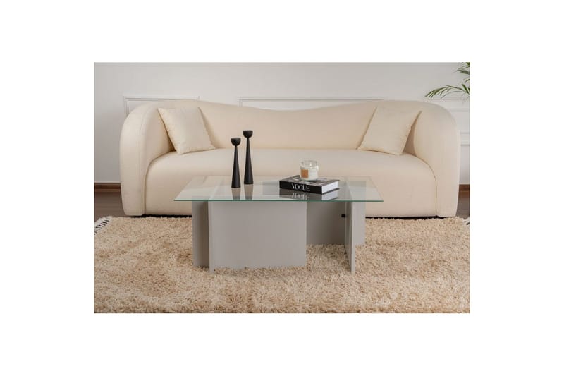 Sofabord Haruto Grå - Grå - Møbler - Borde - Sofabord