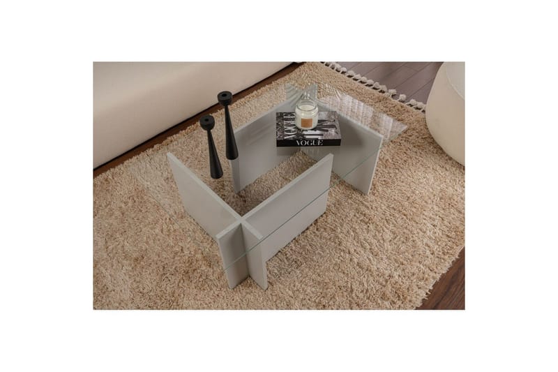 Sofabord Haruto Grå - Grå - Møbler - Borde - Sofabord