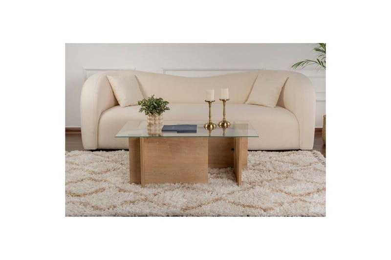 Sofabord Haruto Honey Oak - Honey Oak - Møbler - Borde - Sofabord