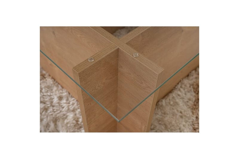 Sofabord Haruto Honey Oak - Honey Oak - Møbler - Borde - Sofabord