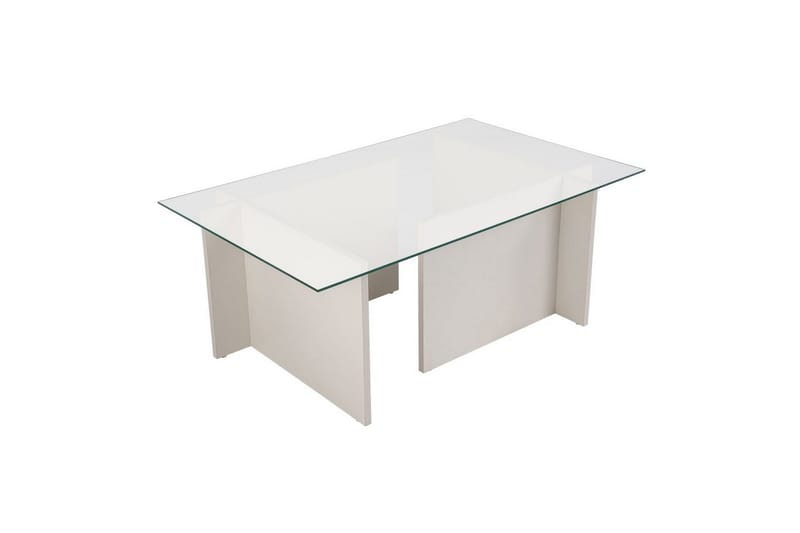 Sofabord Haruto Træ Hvid, Træ Hvid