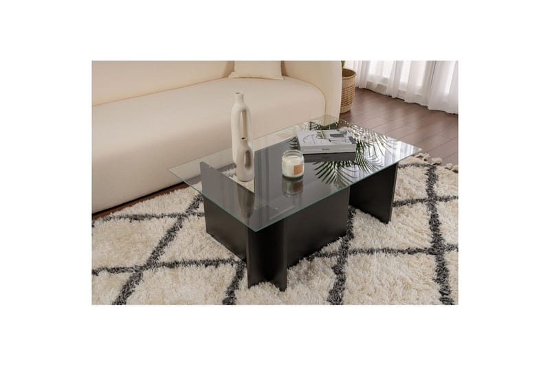 Sofabord Haruto Træ Sort - Træ Sort - Møbler - Borde - Sofabord