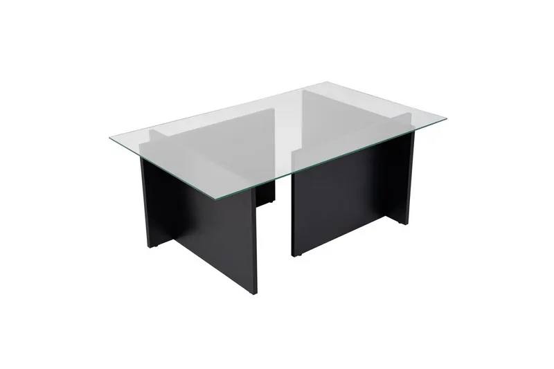 Sofabord Haruto Træ Sort, Træ Sort