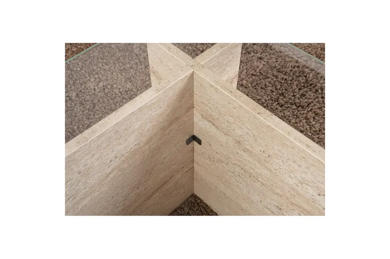 Sofabord Haruto Travertin - Travertin - Møbler - Borde - Sofabord