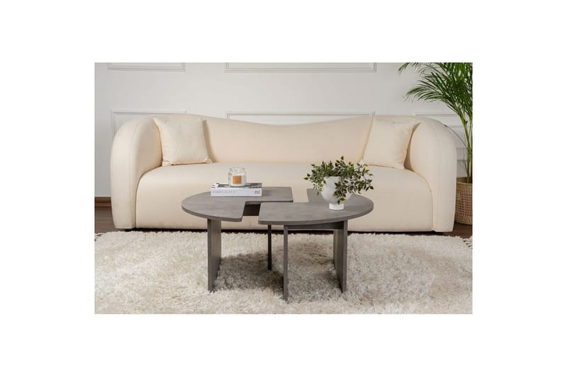 Sofabord Haruya Betongrå - Betongrå - Møbler - Borde - Sofabord