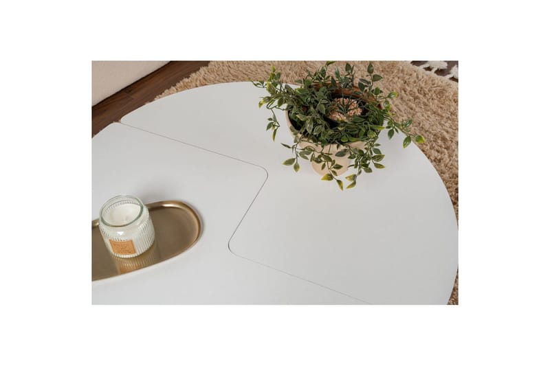 Sofabord Haruya Naturlig Hvid - Naturlig Hvid - Møbler - Borde - Sofabord