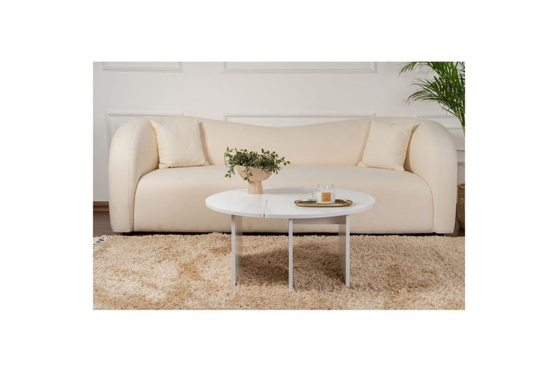 Sofabord Haruya Naturlig Hvid - Naturlig Hvid - Møbler - Borde - Sofabord