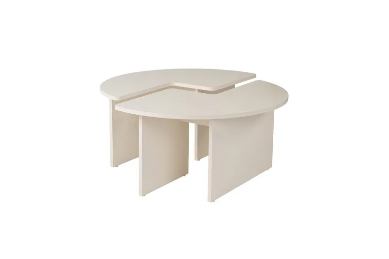 Sofabord Haruya Træ Hvid - Træ Hvid - Møbler - Borde - Sofabord