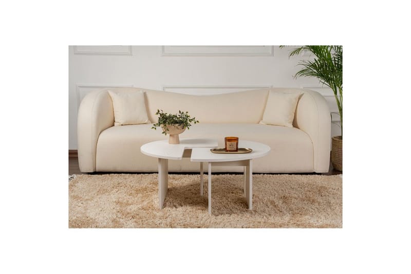 Sofabord Haruya Træ Hvid - Træ Hvid - Møbler - Borde - Sofabord