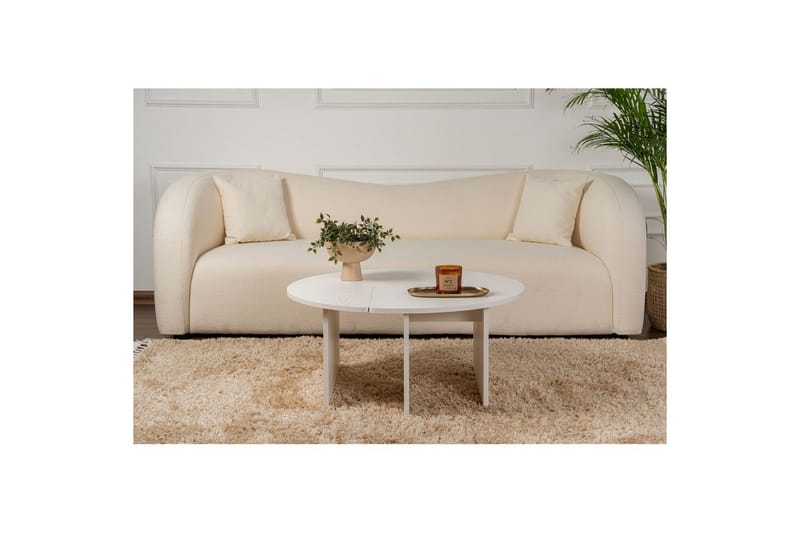 Sofabord Haruya Træ Hvid - Træ Hvid - Møbler - Borde - Sofabord