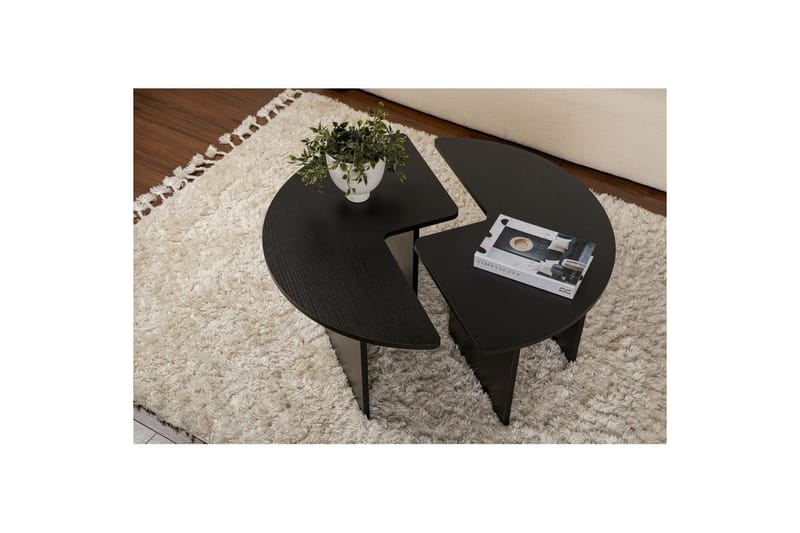 Sofabord Haruya Træ Sort - Træ Sort - Møbler - Borde - Sofabord