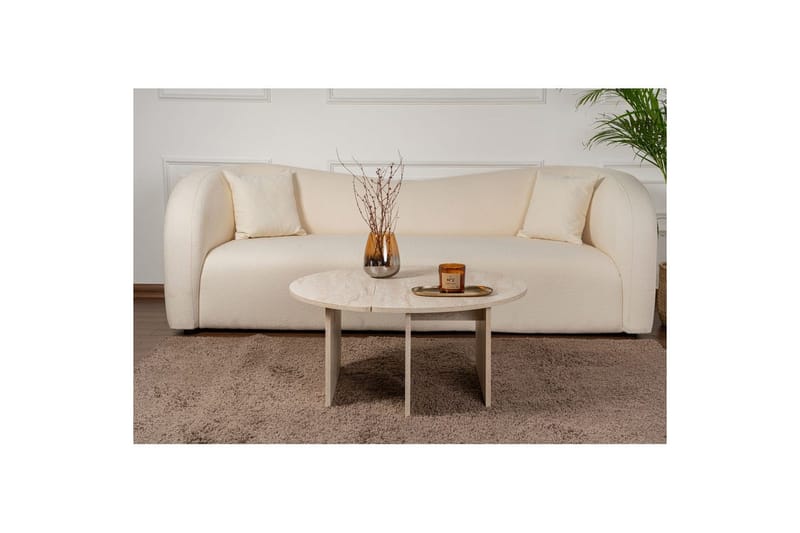 Sofabord Haruya Travertin - Travertin - Møbler - Borde - Sofabord