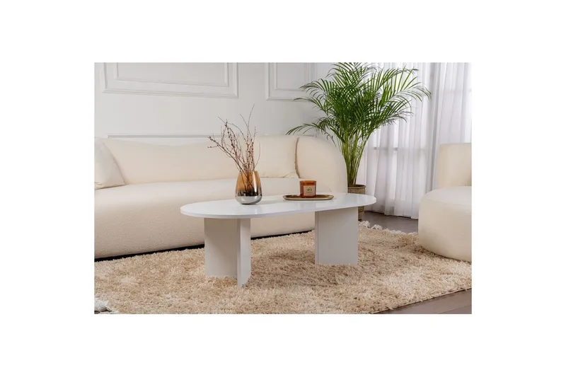 Sofabord Hasina Hvid - Hvid - Møbler - Borde - Sofabord