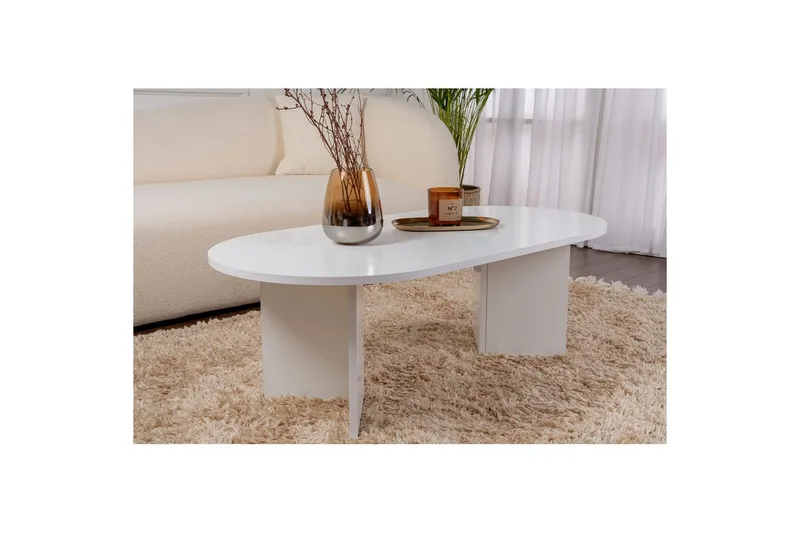 Sofabord Hasina Hvid - Hvid - Møbler - Borde - Sofabord
