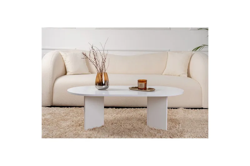 Sofabord Hasina Hvid - Hvid - Møbler - Borde - Sofabord
