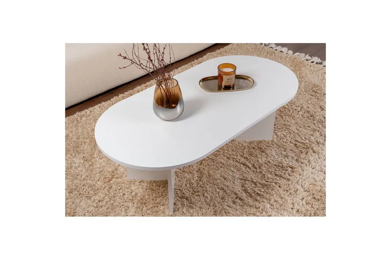 Sofabord Hasina Hvid - Hvid - Møbler - Borde - Sofabord