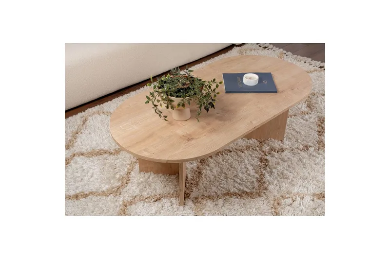 Sofabord Hasina Safir Eg - Safir Eg - Møbler - Borde - Sofabord
