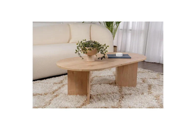 Sofabord Hasina Safir Eg - Safir Eg - Møbler - Borde - Sofabord