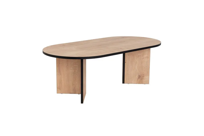 Sofabord Hasina Safir Eg Sort - Safir Eg Sort - Møbler - Borde - Sofabord